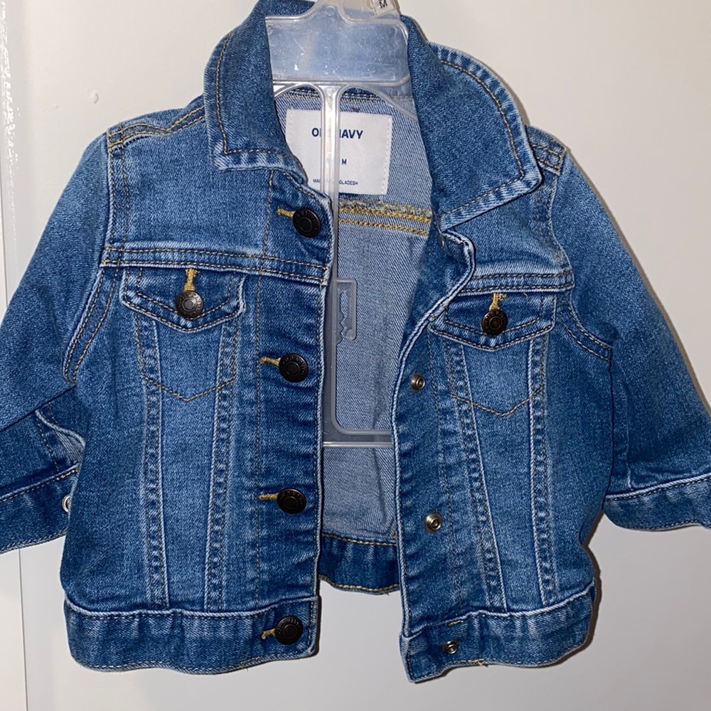 Old Navy Blue Denim Jean Jacket 6-12 months